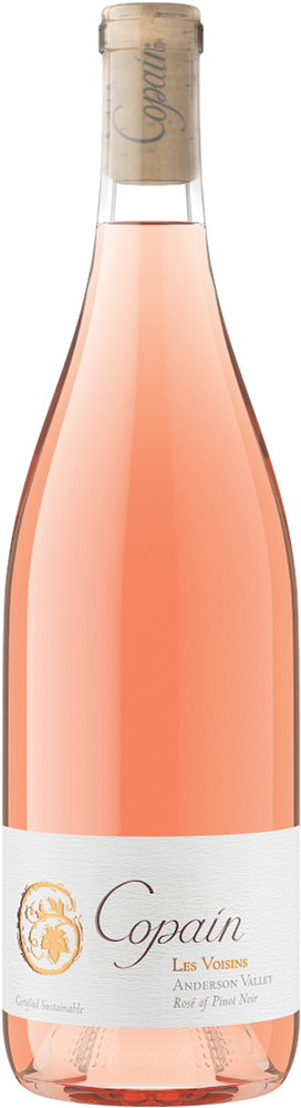 A bottle of Copain Rosé.