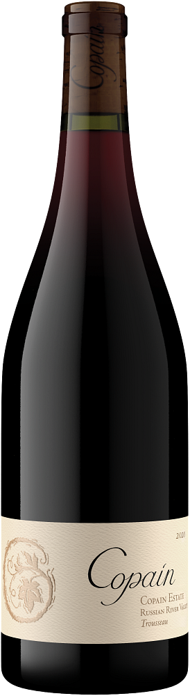 A bottle of Copain Estate Trousseau Noir